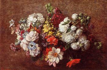 Henri Fantin-Latour : Bouquet of Flowers II